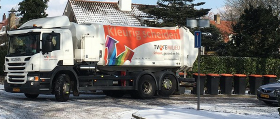 Aangepaste diensten Twente Milieu vanwege winterweer
