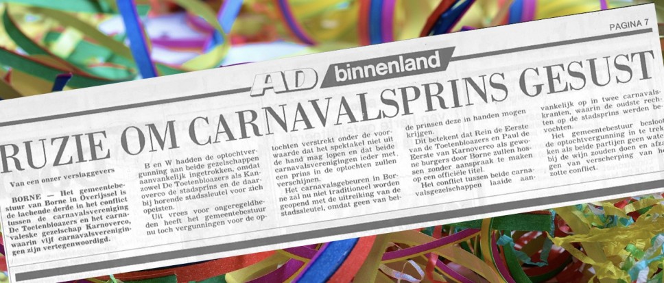 Carnavalsoorlog in Borne