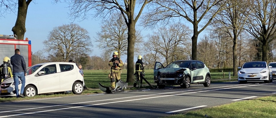 Aanrijding op de N743