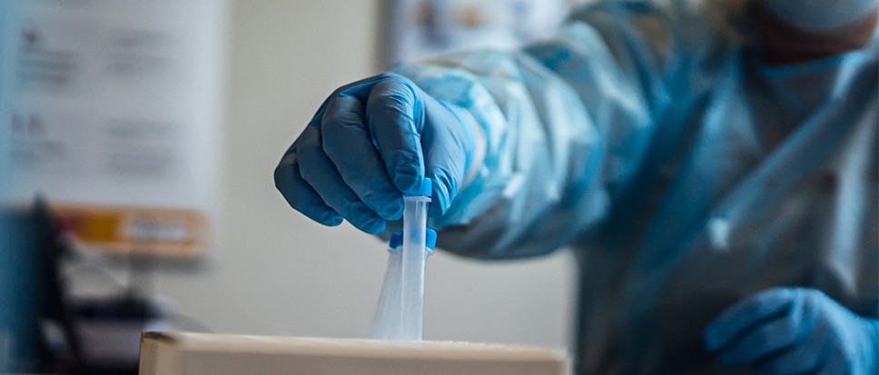 Gratis coronatest bij de grens