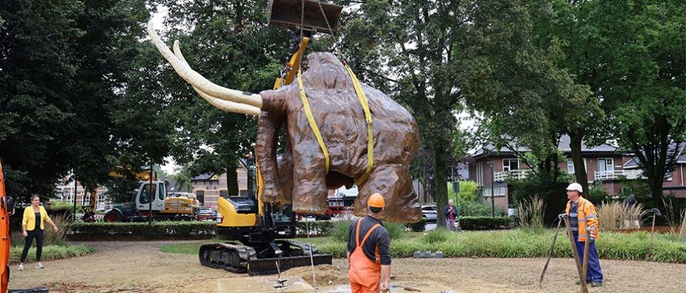 Boris op transport voor reparatie