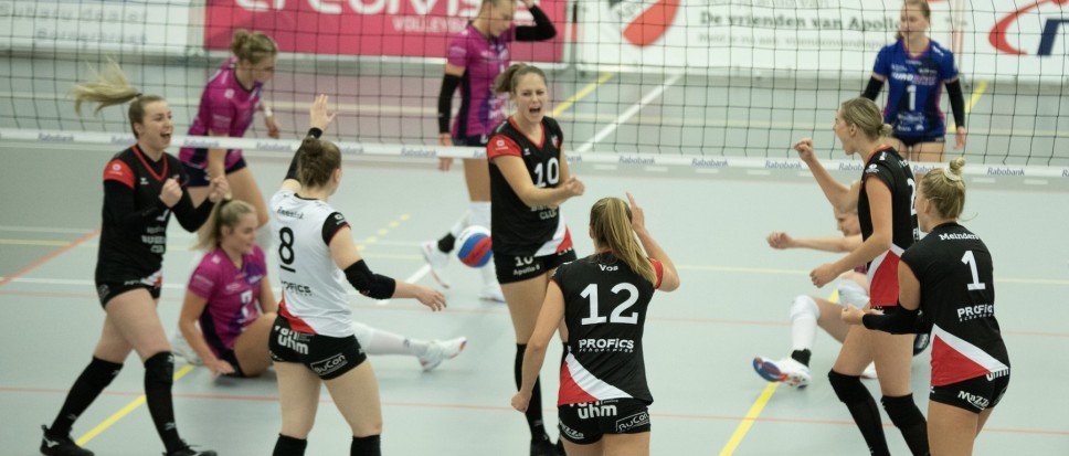 Dames Apollo 8 starten met overwinning