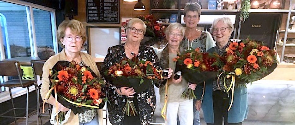 Jubilarissen bij Zonnebloem afdeling Borne
