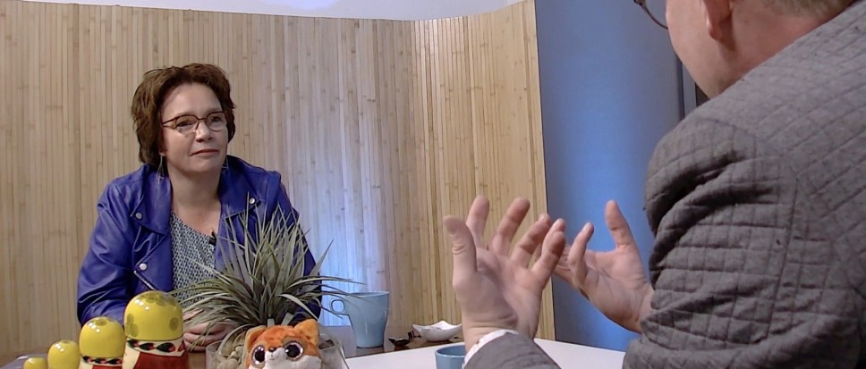 Johan Meijer in gesprek met Miriam de Leeuw