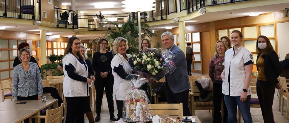 Margot Stoop 40 jaar apothekersassistente