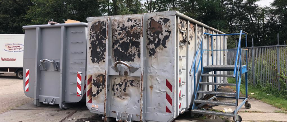 Papiercontainers tijdens jaarwisseling gesloten