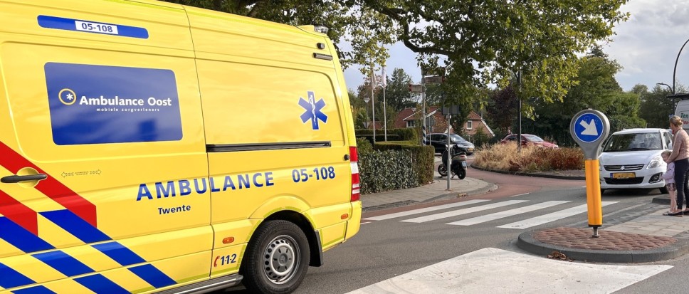 Scooterrijder geschept op ovonde