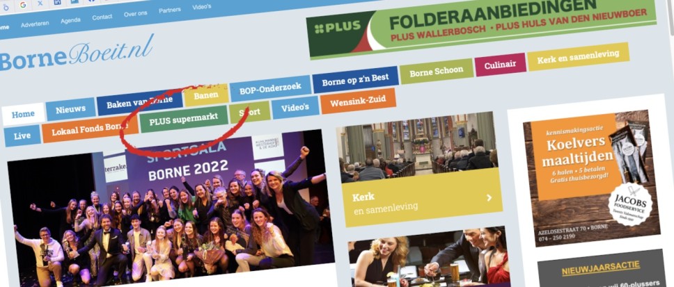 PLUS-folder voortaan wekelijks op BorneBoeit