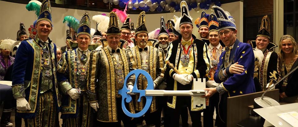Stadsprins Edwin heeft zijn sleutel