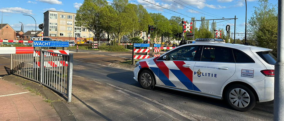 Aanrijding bij spoorwegovergang Azelosestraat