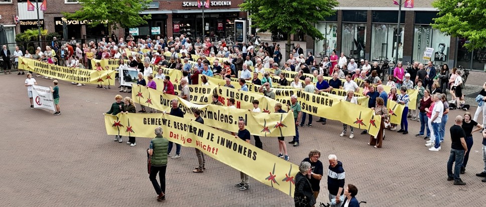 Stil protest als opmaat voor vurige pleidooien