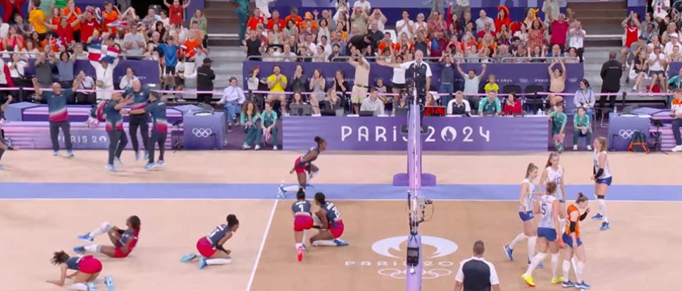 Volleybalsters uitgespeeld op Olympische Spelen