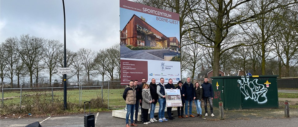 Start bouw Sportcentrum Borne-West