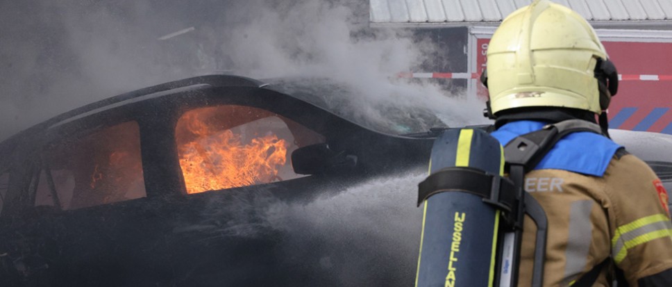 Tien keer brand, tien keer blussen bij bergingsbedrijf Vorgers