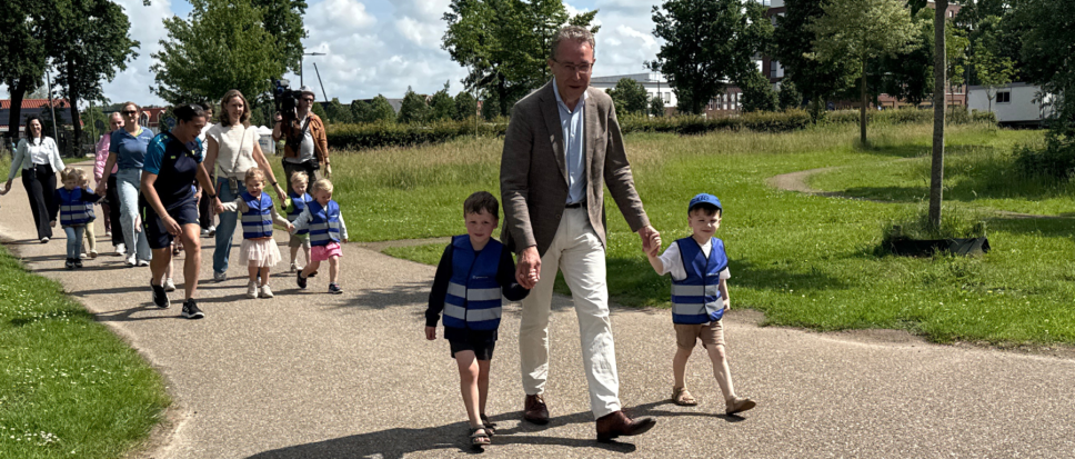 Honderden peuters trekken deze week door Borne
