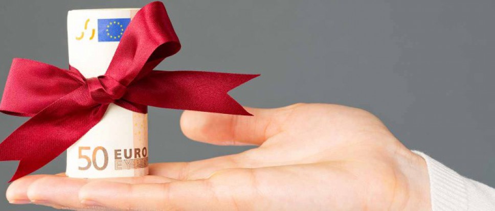 Schenking 'met warme handen' leuker