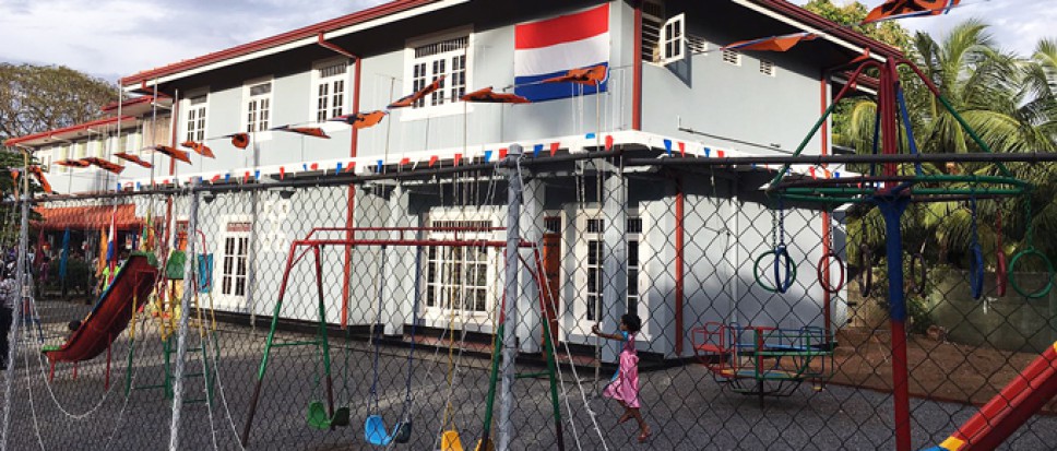 �Bornse� school in Sri Lanka open