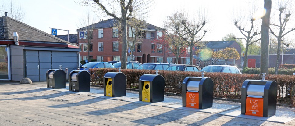 Afvalcontainers gaan ondergronds