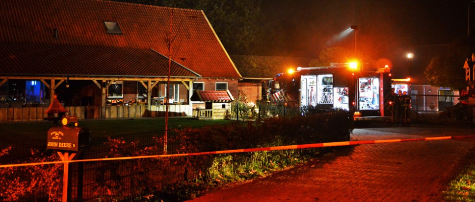 Brand in woonboerderij Saasveld