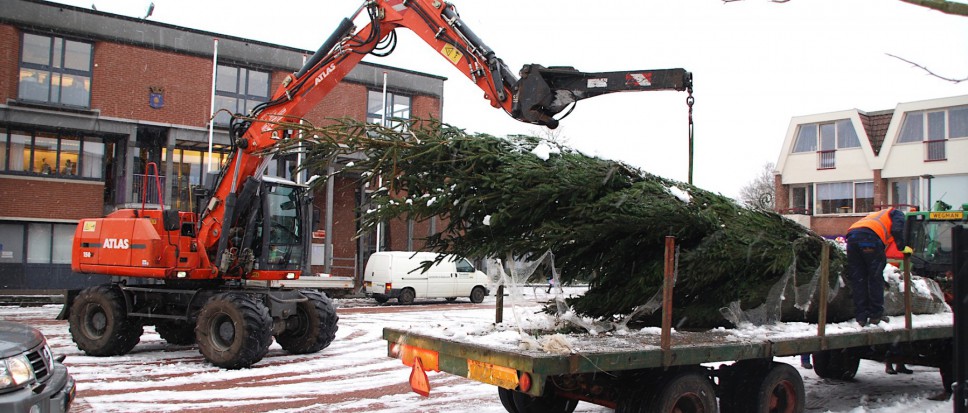 Kerstboom op Rheineplein