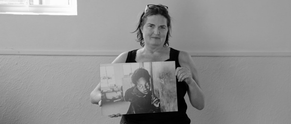 Zwart-wit fotografie in Synagoge
