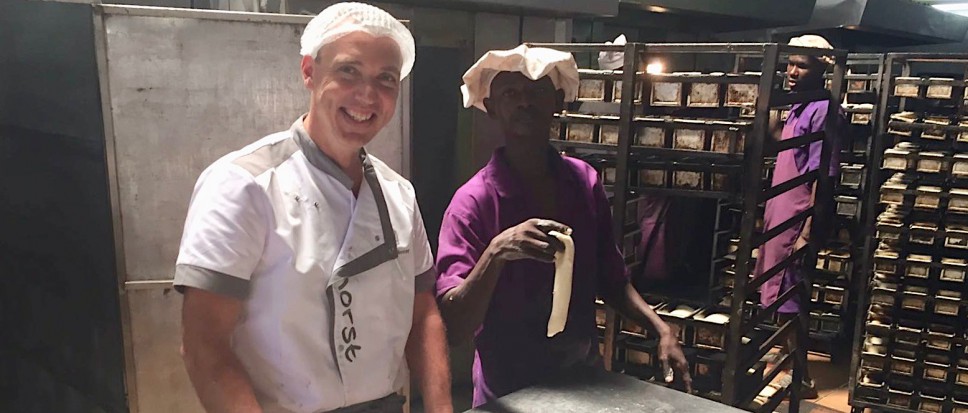 �Mister Jam� slecht muren in Mombassa