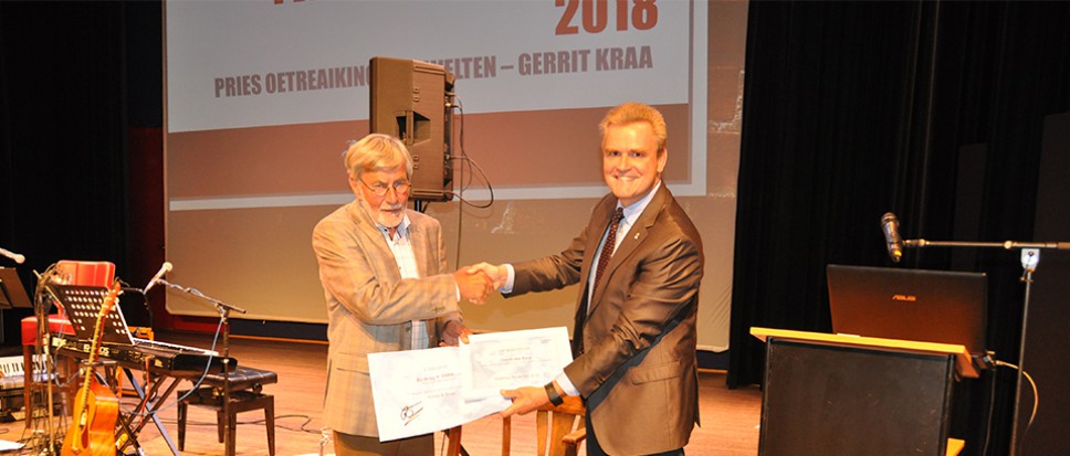 Gerrit Kraa krijgt Twentse Taalprijs 2018