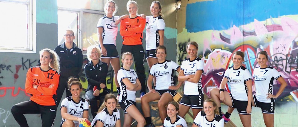 Handbaldames ZV winnen van Geel Zwart