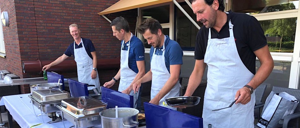 Pannenkoekparty in Dijkhuis