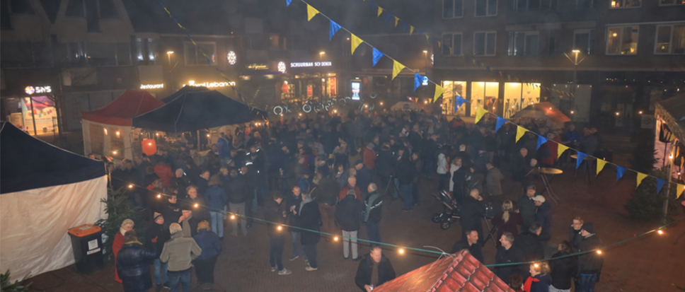 Nieuwjaar op Rheineplein: Geluk inn tuk!