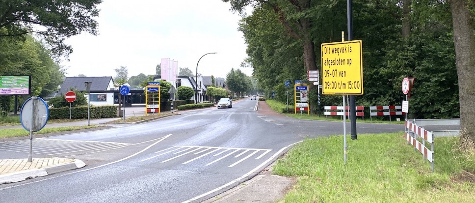 Werkzaamheden Prins Bernhardlaan opgeschort