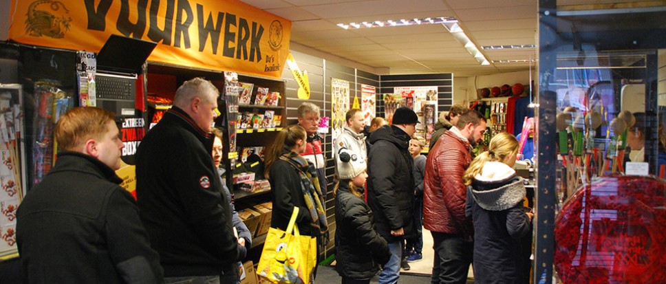 Geen vuurwerkverkoop op zondag