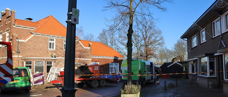 Gasleiding geraakt aan Koppelsbrink