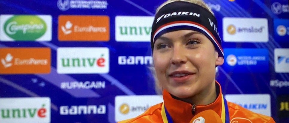 Brons voor Joy Beune tijdens World Cup